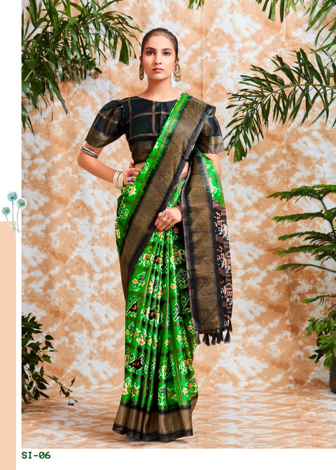 Shreyans Southern Ikkat SI-01-SO-09 Wholesale Printed Sarees Catalog